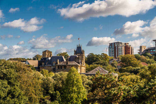 Bournemouth Town Hall amongst trees