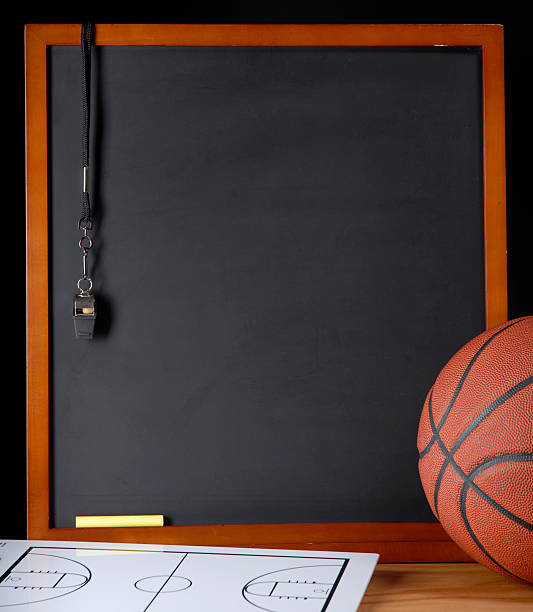 Coaches Corner Basketball stock photo
