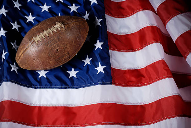 American Football stock photo