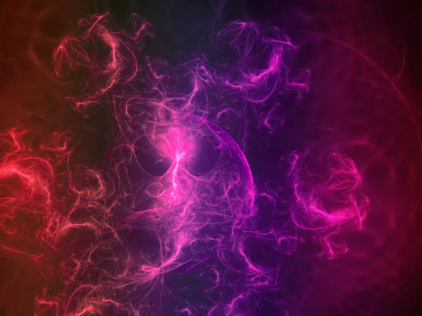 istock abstract digital fractal, beautiful fantastic design 1046422704