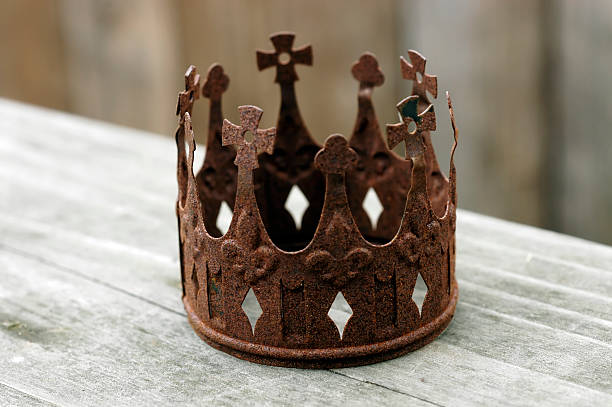 Rusted Crown stock photo