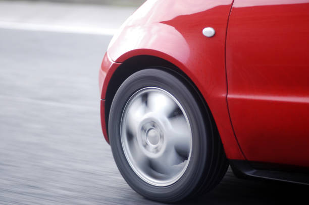 istock Ultra compact car nose on European motorway 104642389