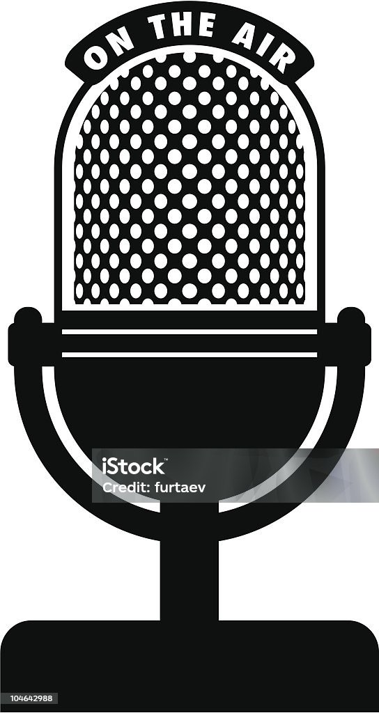 Microfone Retro - Royalty-free Vetor arte vetorial