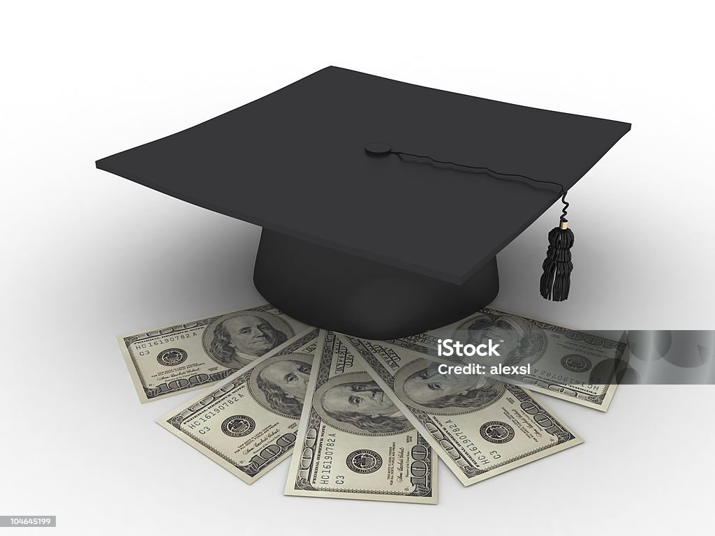 Despesas de educação - Royalty-free Dívida do estudante Foto de stock