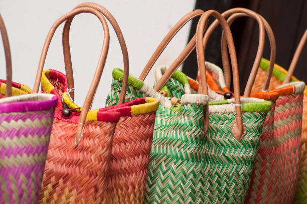 Bags Made From Krajood. Are local products Is beautiful and durable By doing from local wisdom.