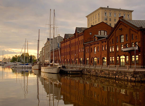 Holidays in Poland - small marina on the Bełdany lake in Piaski in Masuria, land of a thousand lakes