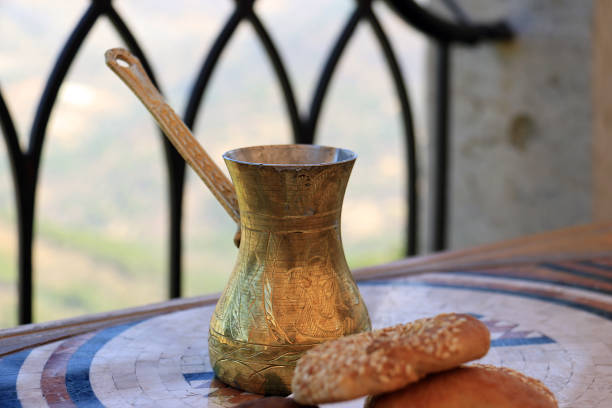 istock Lebanese Coffee Pot & Sweets 1046504700