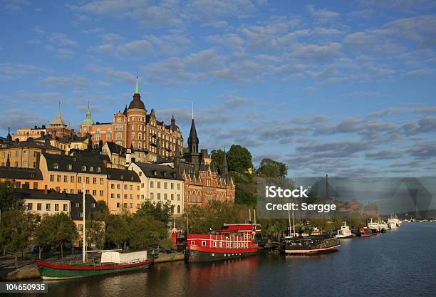 Vista De Estocolmo - Fotografias de stock e mais imagens de Antigo - Antigo, Arquitetura, Azul