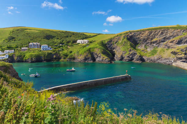 istock Popular Port Issac Atlantic ocean coast, Cornwall, England, Unit 1046511024