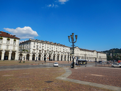 Italy, Turin - Vittorio Veneto Square, August 2018