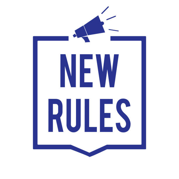 Handwriting text New Rules. Concept meaning A state of changing an iplemented policy for better upgrade Megaphone loudspeaker blue frame communicating important information. Handwriting text New Rules. Concept meaning A state of changing an iplemented policy for better upgrade Megaphone loudspeaker blue frame communicating important information overbalance stock illustrations
