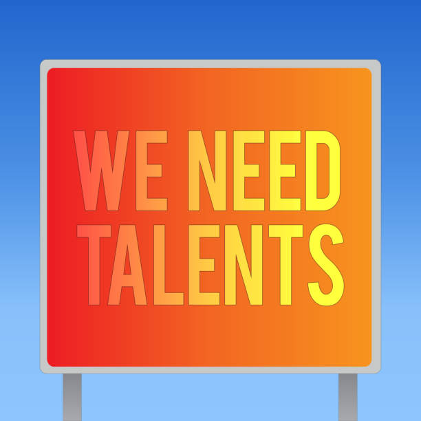 istock Writing note showing We Need Talents. Business photo showcasing new recruitment Making interviews Choose creative people 1046523542