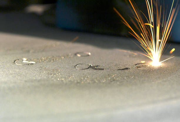istock 3D printer printing metal. Laser sintering machine for metal. 1046532866
