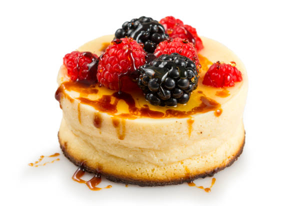 istock Cheese cake with fruits 1046532994