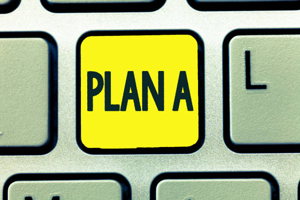 istock Conceptual hand writing showing Plan A. Business photo text ones original plan or strategy detailed proposal for doing something 1046533962