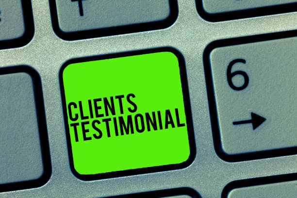 istock Text sign showing Clients Testimonial. Conceptual photo Formal Statement Testifying Candid Endorsement by Others 1046534226