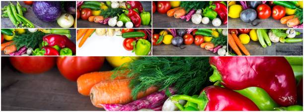 istock Mix of healthy Organic Vegetable Collage 1046534468