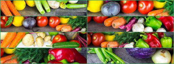 istock Mix of healthy Organic Vegetable Collage 1046534542