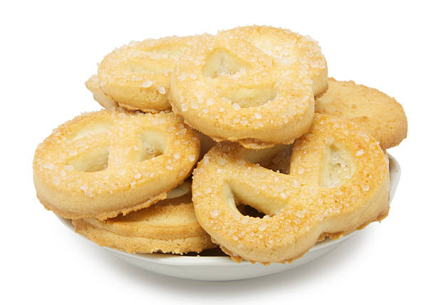 Danish biscuit stock photo