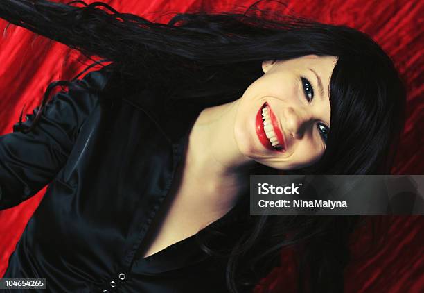 Gorgeous Happy Brunette Stock Photo - Download Image Now - Adult, Adults Only, Beautiful People