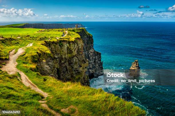 Cliffs Of Moher In Ireland Stock Photo - Download Image Now - Ireland, Cliffs of Moher, Cliff