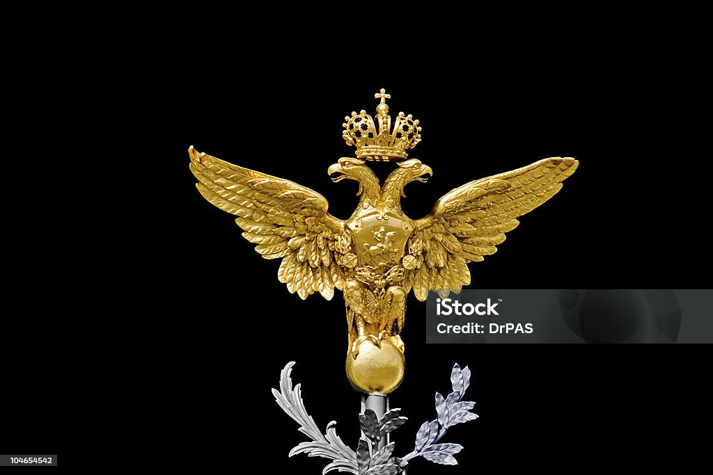 Águila real - Foto de stock de Corona - Accesorio de cabeza libre de derechos