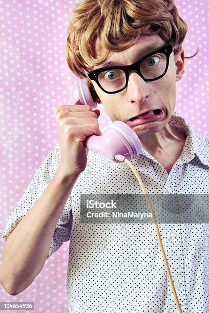 Cute Nerd Stock Photo - Download Image Now - Adult, Adults Only, Color Image