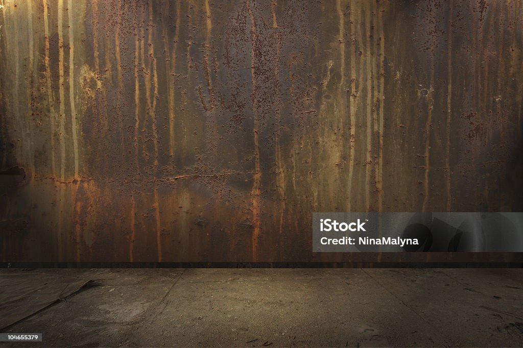 Grunge rusty interior  Abandoned Stock Photo