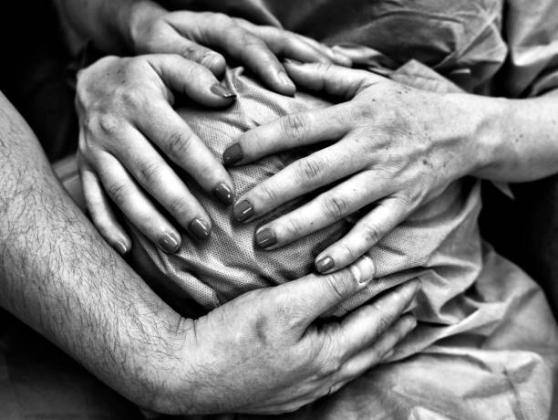 istock Newborn and confined mum 1046559656