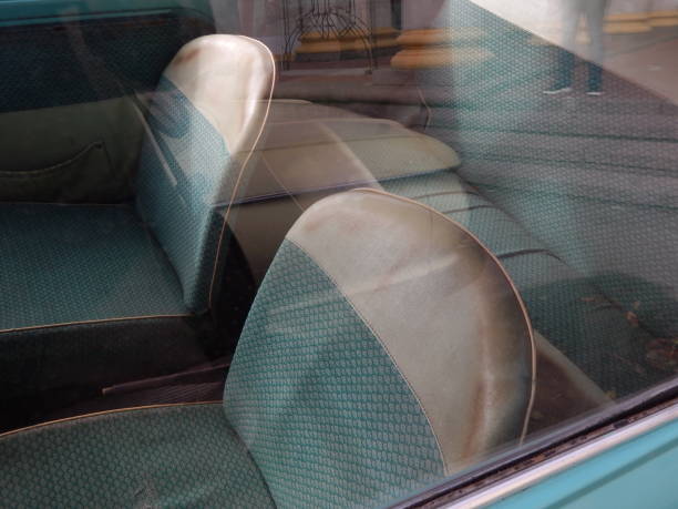 istock Retro car interior antique details and elements 1046560874