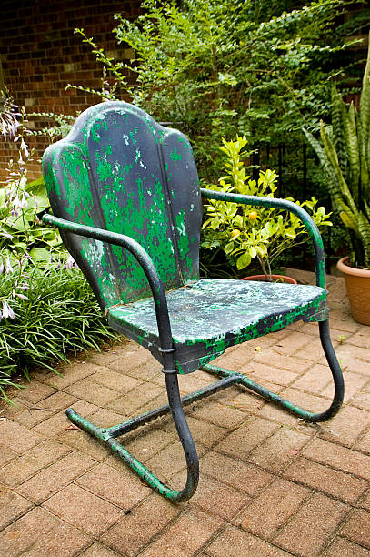 Garden Chair stock photo