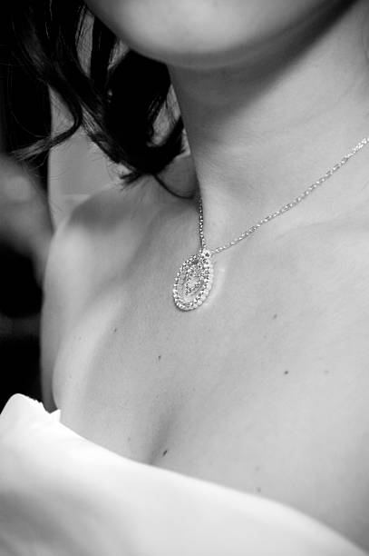Bride's Necklace stock photo