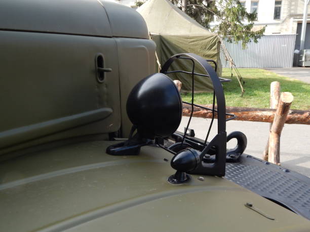 istock Military cars, equipment, retro items and elements 1046578218