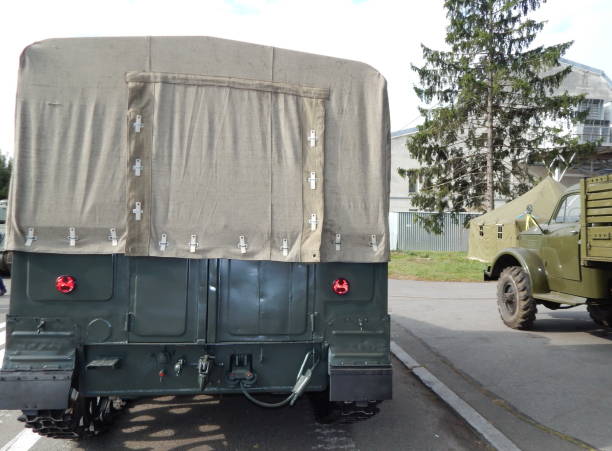 istock Military cars, equipment, retro items and elements 1046580920