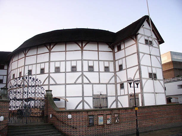 shakespeares globe theatre - william shakespeare fotos stock-fotos und bilder