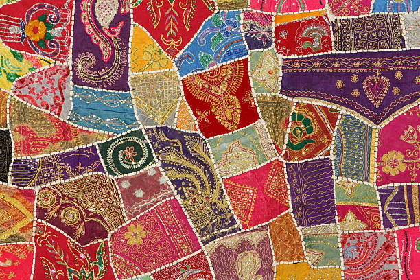 istock traditional indian cloth background 104659333