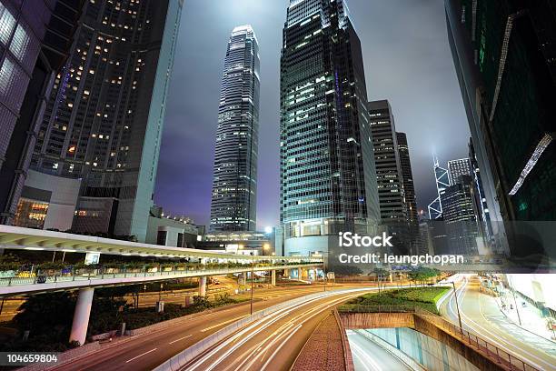 Hong Kong At Night Stock Photo - Download Image Now - Architecture, Asia, Building - Activity