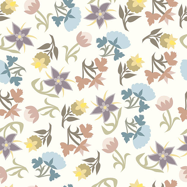 floral pattern vector art illustration