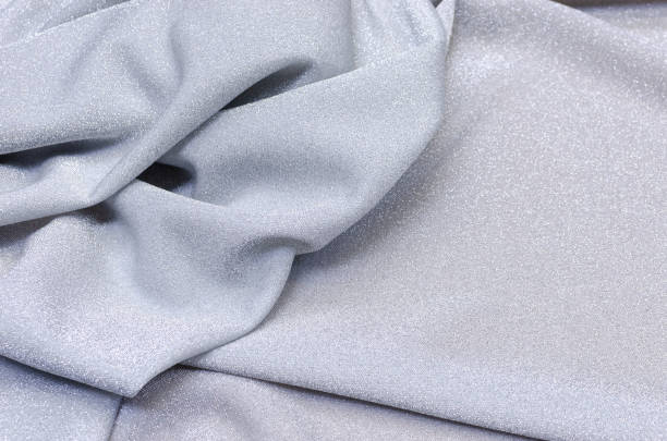 istock Jersey with white and silver lurex 1046612988