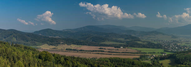 istock View from observation tower Bukovka in Jeseniky big mountains 1046613448
