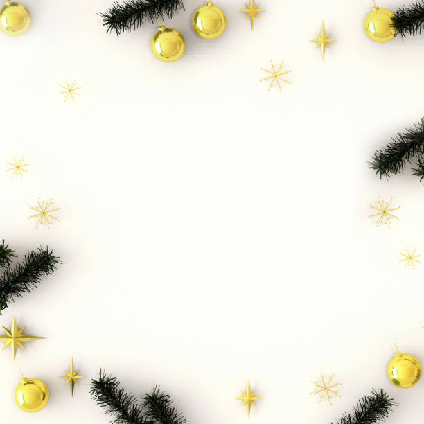 istock 3d illustration,3d rendering,copy space or work space for your text in birthday party and Christmas party concept with desserts , gift box , stars on white background 1046613644
