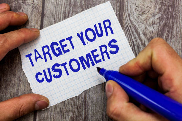 istock Handwriting text writing Target Your Customers. Concept meaning Specific Range and Interest Potential Users and Buyers 1046617696