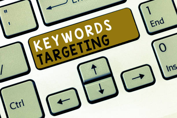 istock Text sign showing Keywords Targeting. Conceptual photo Use Relevant Words to get High Ranking in Search Engines 1046617800