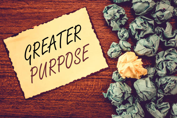 istock Word writing text Greater Purpose. Business concept for Extend in average conforming the moral order of the universe 1046618138