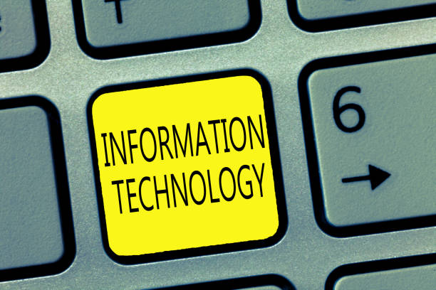 istock Handwriting text writing Information Technology. Concept meaning use Systems to Store Retrieve Transmit Send Data 1046619008