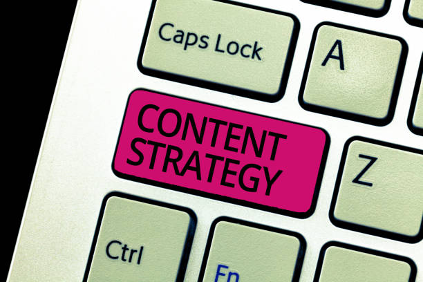 istock Text sign showing Content Strategy. Conceptual photo create marketing plan using good photos and words 1046619592