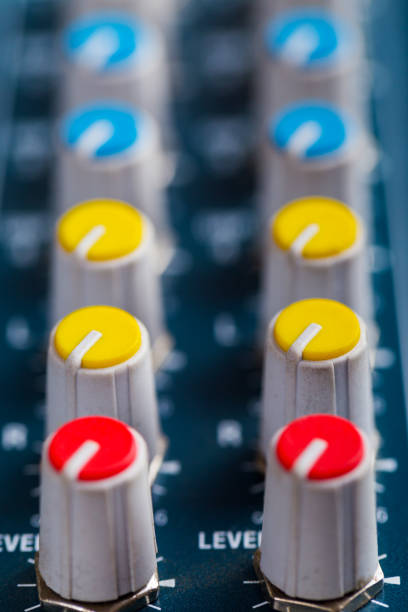 istock Music mixer console equipment to write change sound 1046619854
