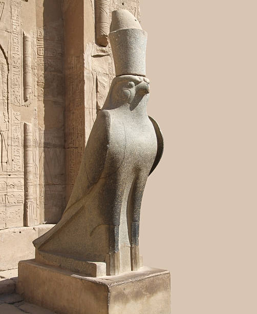 istock statue around Edfu Temple of Horus 104662073