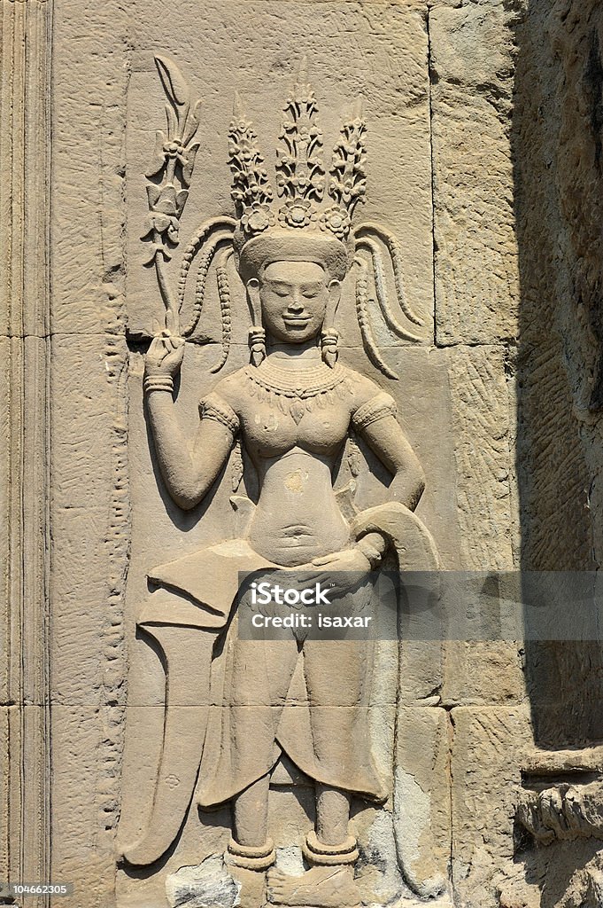 Apsara - Lizenzfrei Angkor Stock-Foto