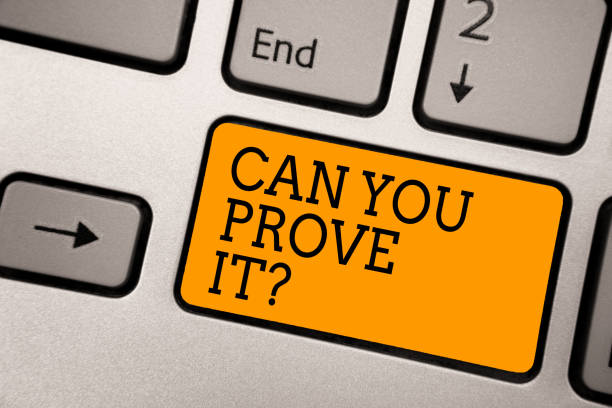 istock Handwriting text writing Can You Prove It question. Concept meaning Asking Someone for evidence or approval Court Typing work computer job program input keyboard symbol office software. 1046623082